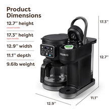 Single Serve & Carafe Coffee Maker, Hot & Iced