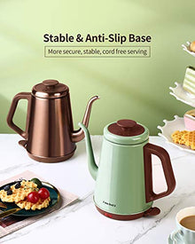 DmofwHi Gooseneck Electric Kettle(1.0L),Classic Coffee Kettle|Tea Kettle