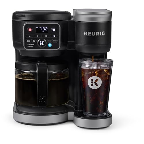 Single Serve & Carafe Coffee Maker, Hot & Iced