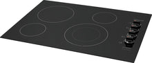 30" Electric Smoothtop Cooktop, 4 Elements, Black