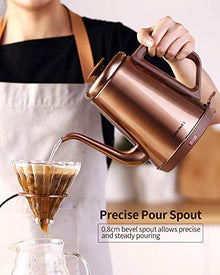DmofwHi Gooseneck Electric Kettle(1.0L),Classic Coffee Kettle|Tea Kettle