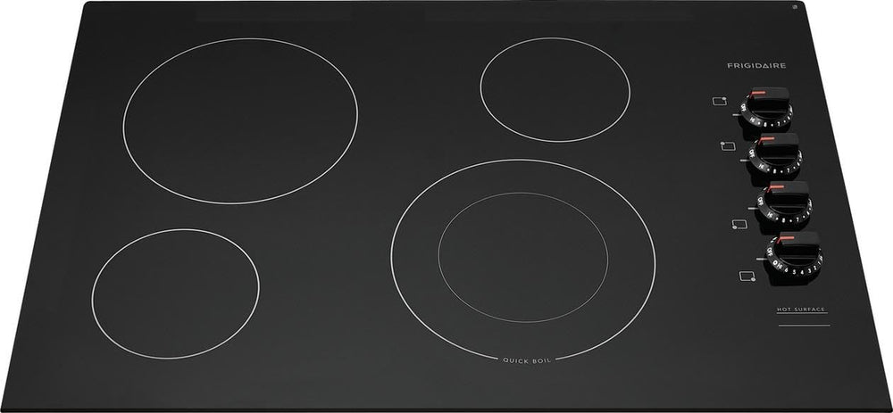 30" Electric Smoothtop Cooktop, 4 Elements, Black