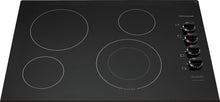 30" Electric Smoothtop Cooktop, 4 Elements, Black