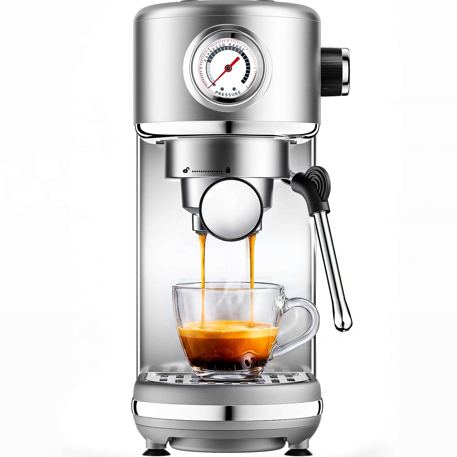 atatix Espresso Machine with Milk Frother