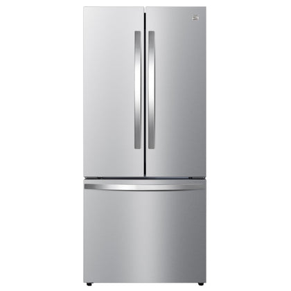 30" French Door Refrigerator, 17.5 cu ft, Stainless