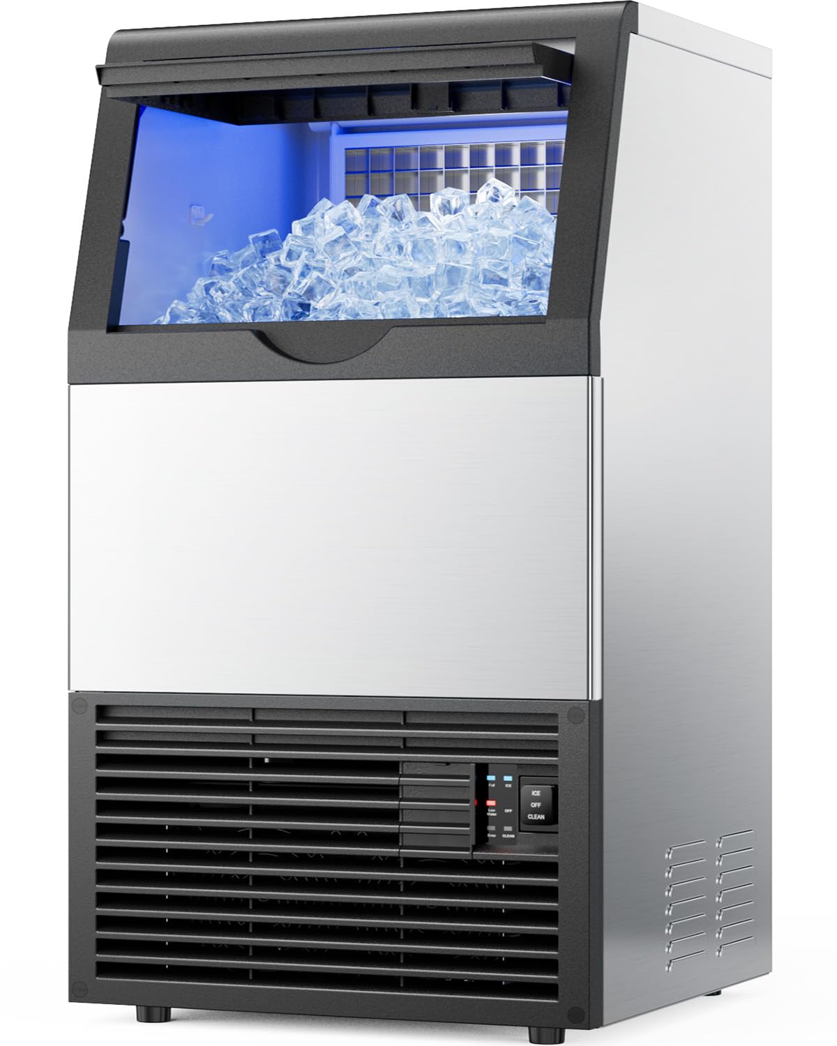 Under-Counter Commercial Ice Maker, Stainless Steel