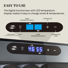 Dual Zone Wine Refrigerator, Freestanding