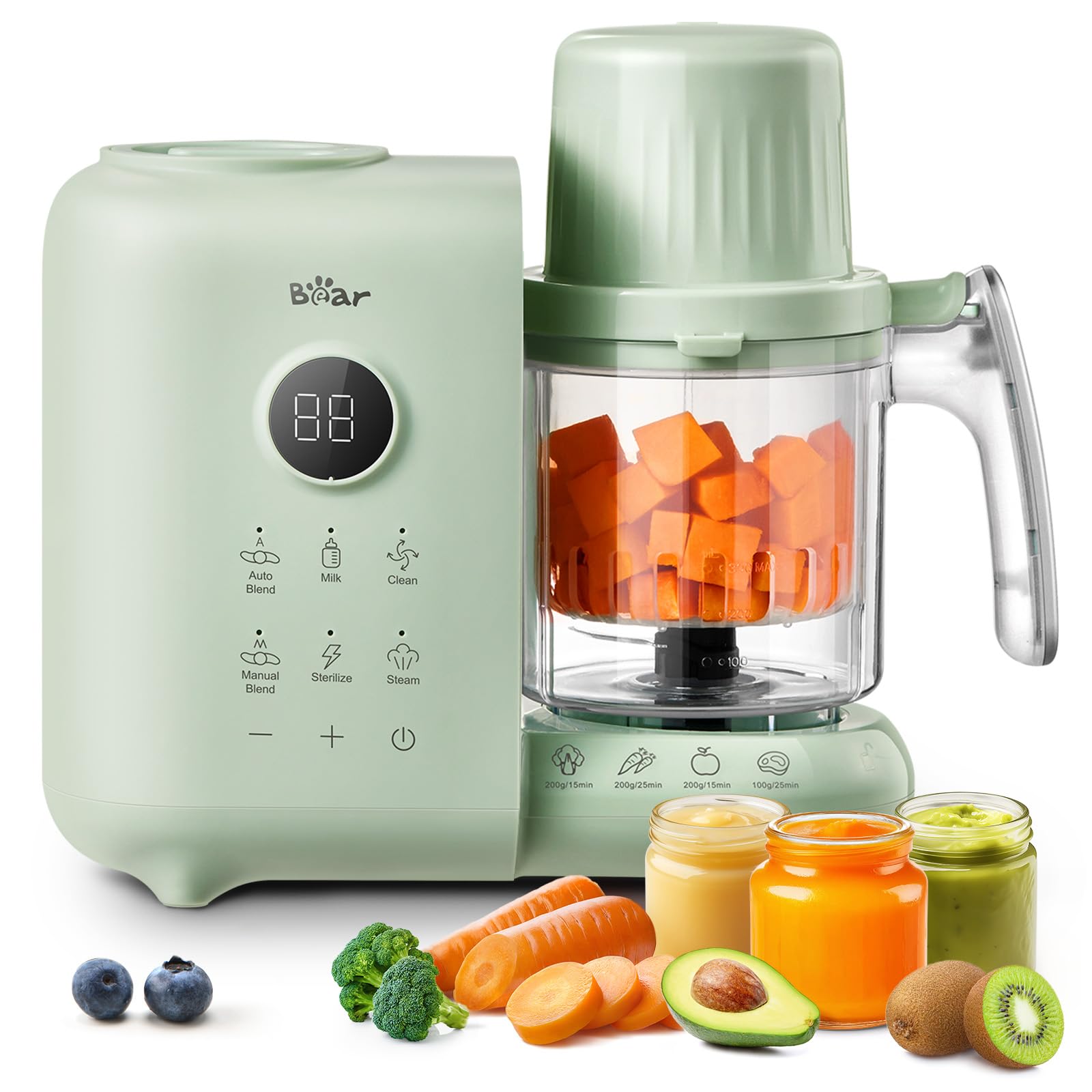 Baby Food Maker & Steamer, Two-Layer