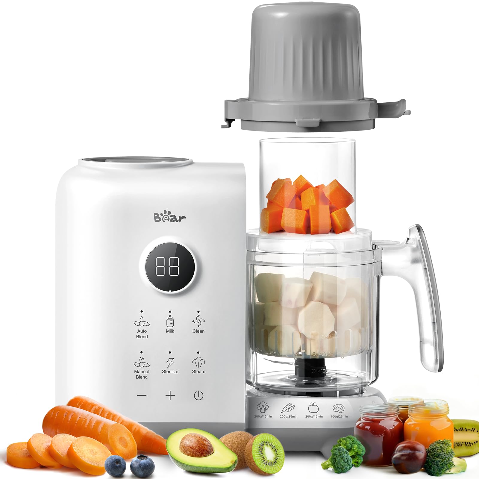 Baby Food Maker & Steamer, Two-Layer