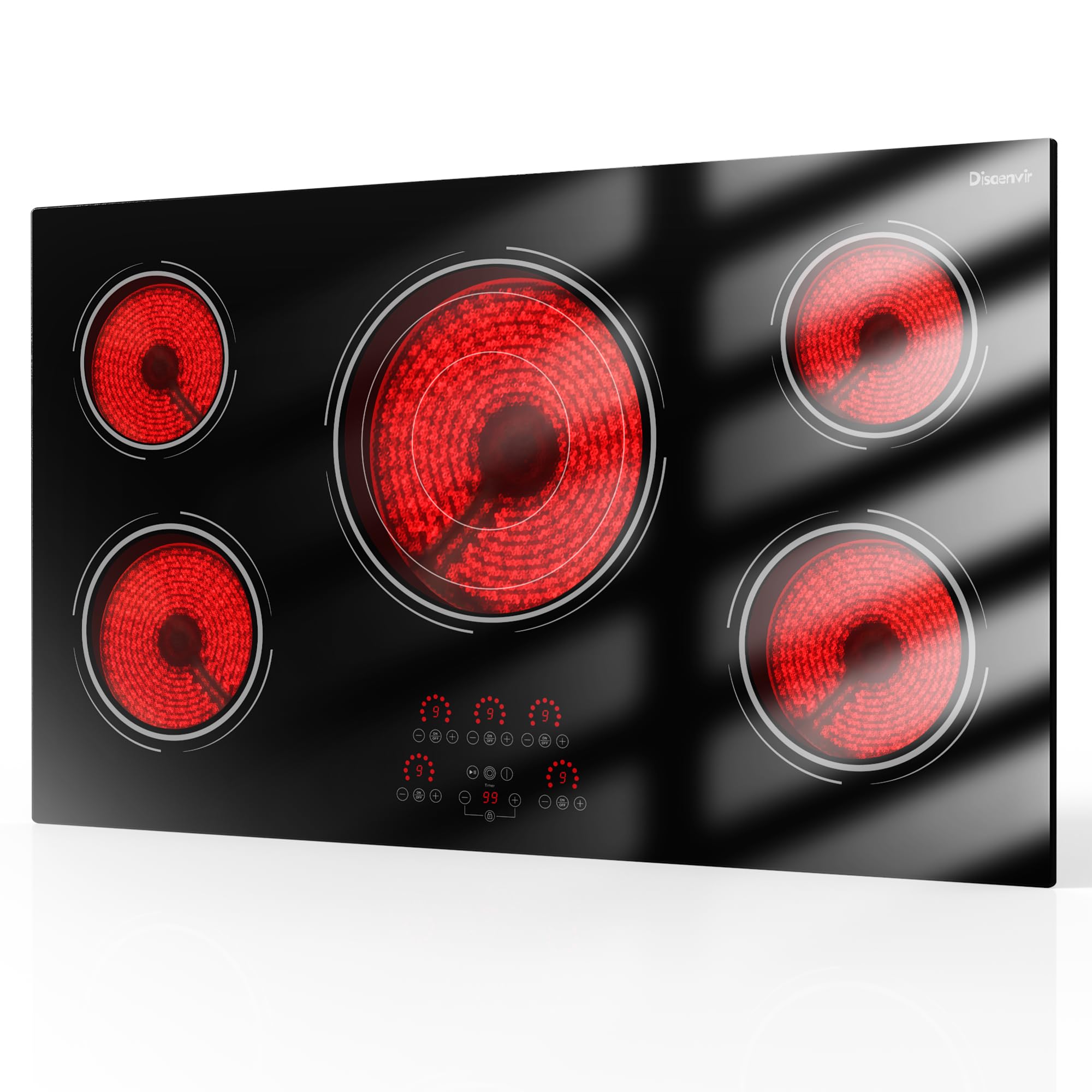 30" Electric Cooktop, 9000W