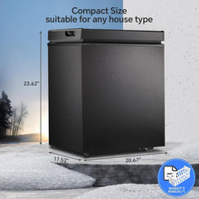 Chest Freezer, Compact Top-Open, Adjustable Temperature
