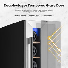 Wine Fridge with Glass Door
