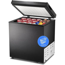 Chest Freezer, Compact Top-Open, Adjustable Temperature
