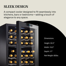 Dual Zone Wine Refrigerator, Freestanding