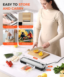 Vacuum Sealer Machine, 6-in-1 Modes