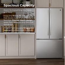 30" French Door Refrigerator, 17.5 cu ft, Stainless