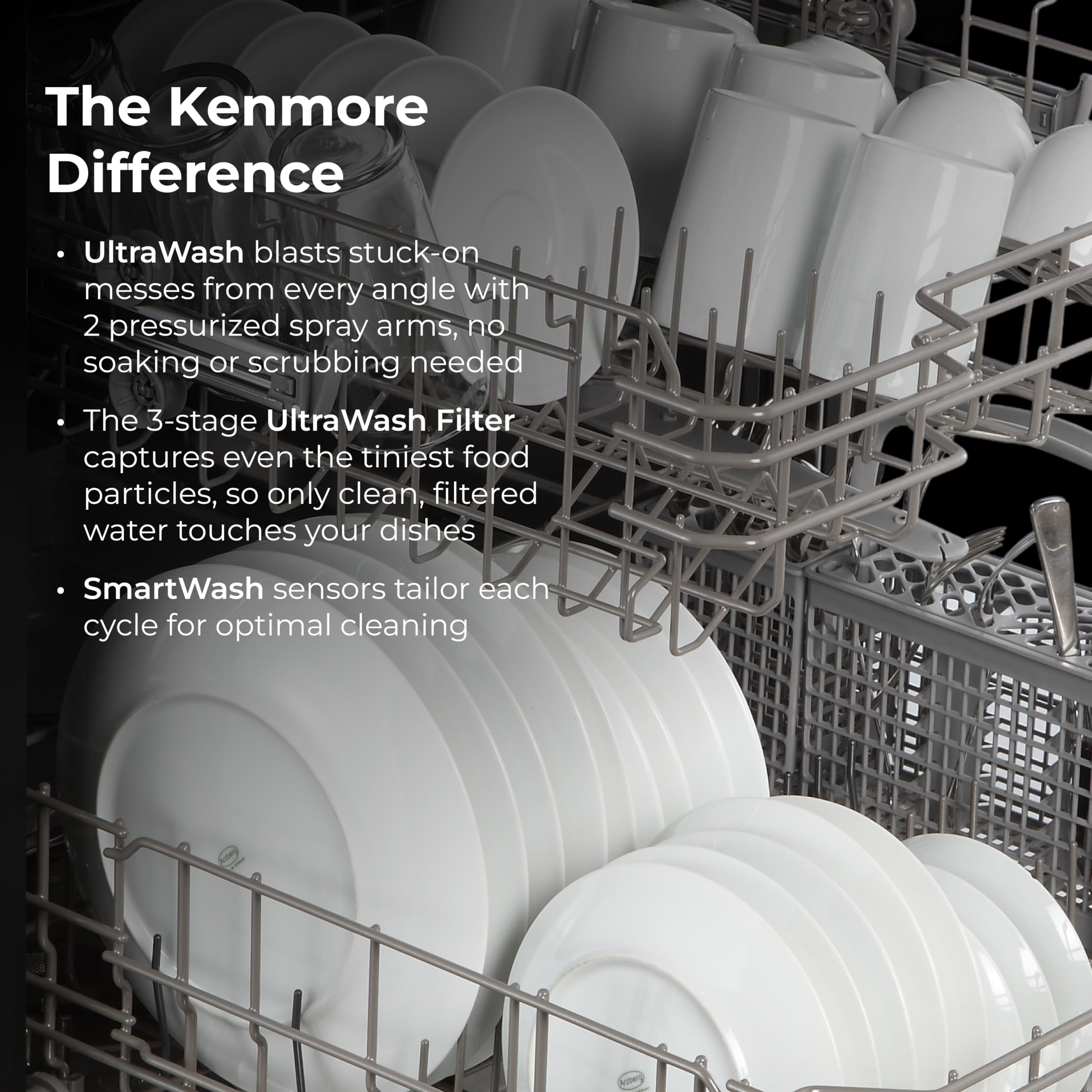 24" Hybrid Dishwasher, 12-Place, ENERGY STAR