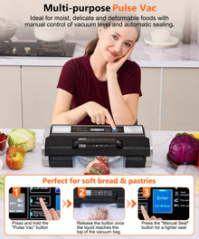 95KPa Vacuum Sealer Machine, 10-in-1