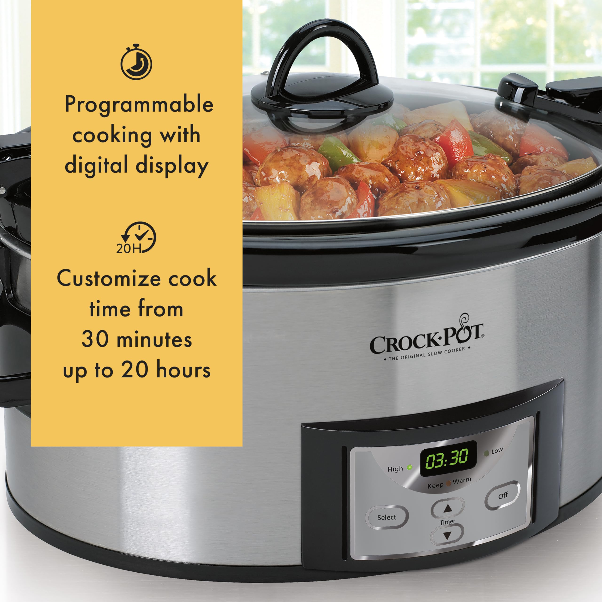 6-Quart Programmable Slow Cooker