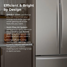 30" French Door Refrigerator, 17.5 cu ft, Stainless