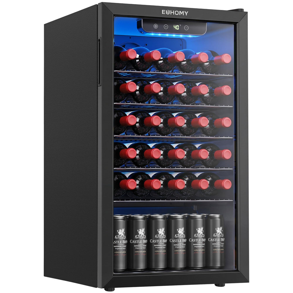 Wine Cooler with Glass Door