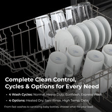 24" Hybrid Dishwasher, 12-Place, ENERGY STAR