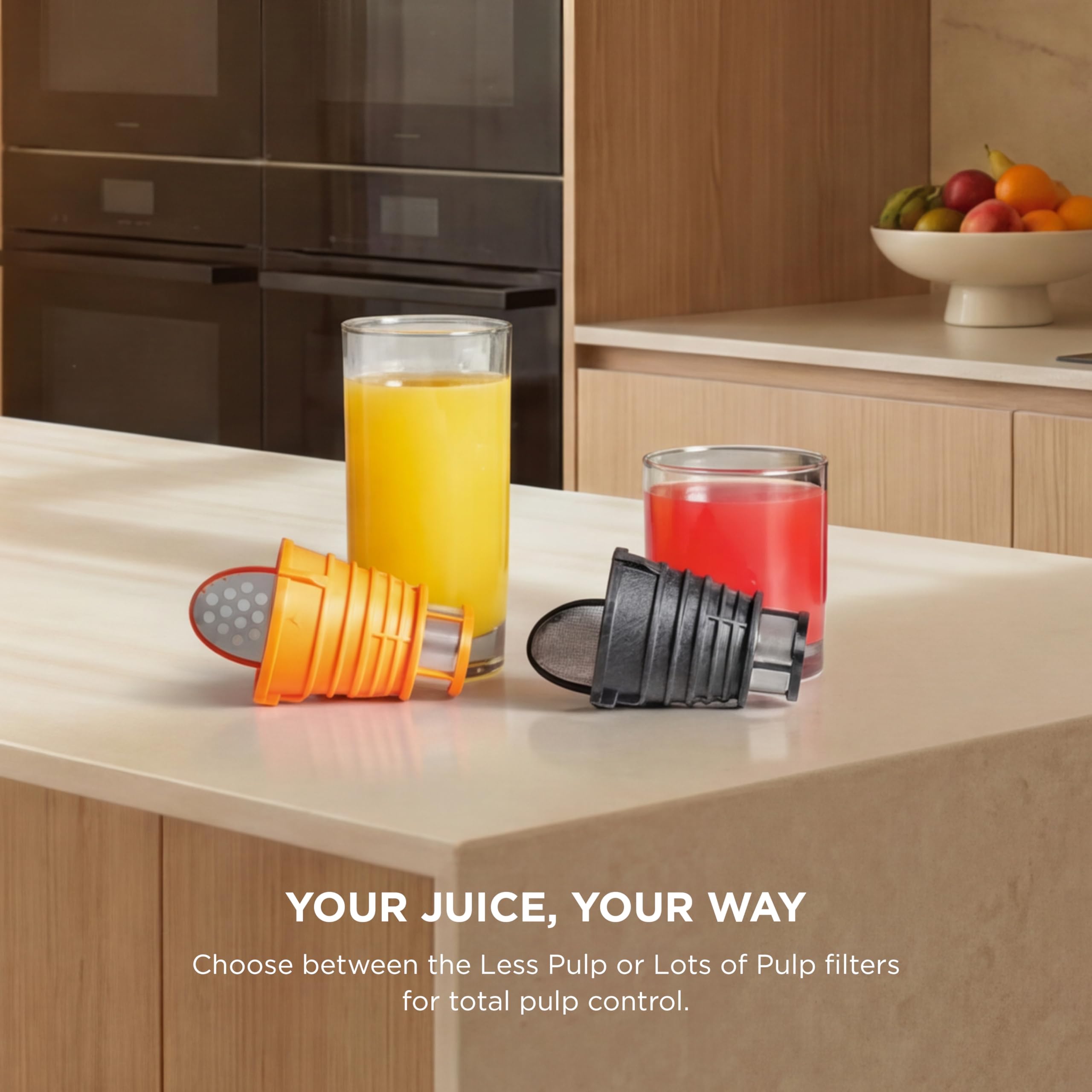 Cold Press Juicer, Total Pulp Control