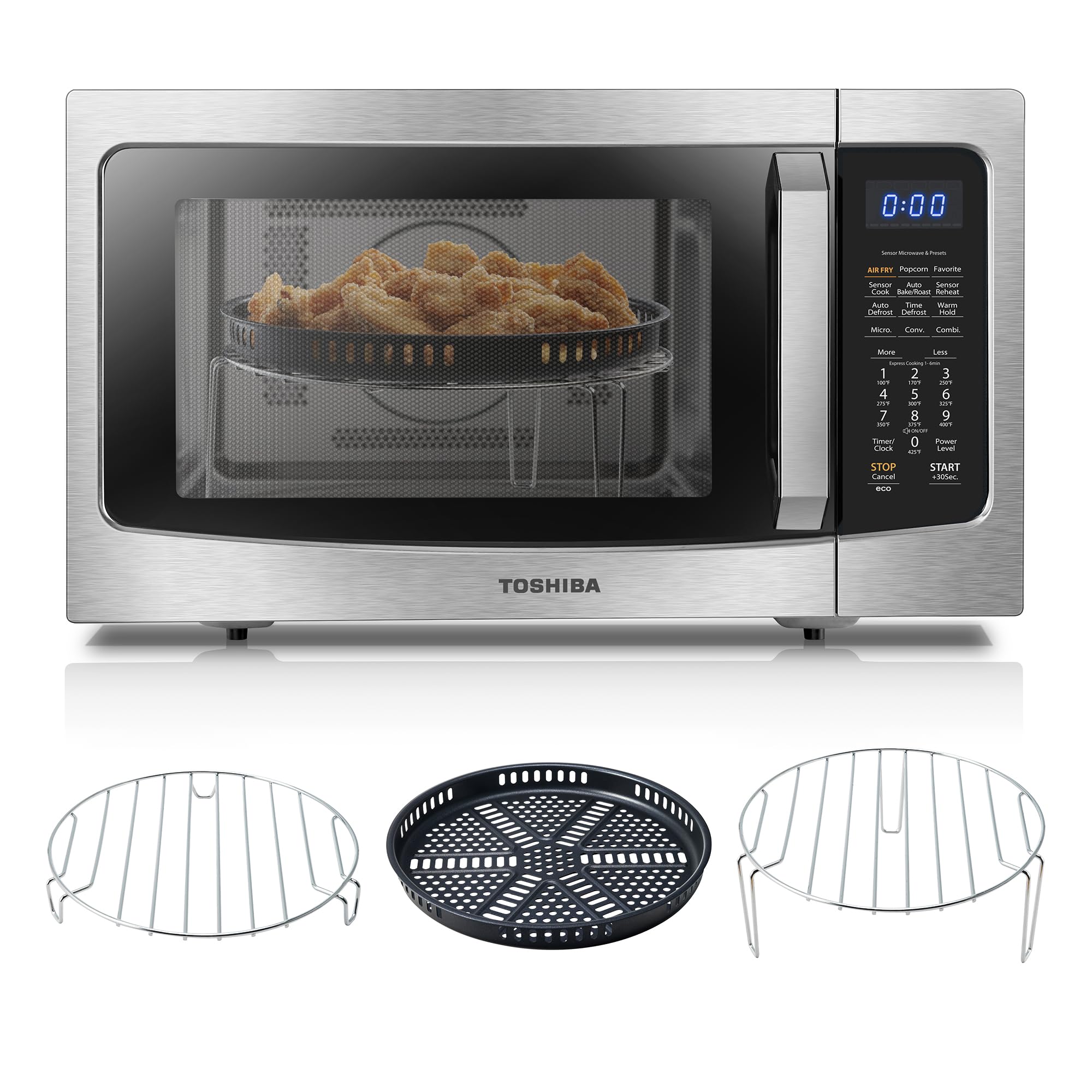 4-in-1 Countertop Microwave Oven