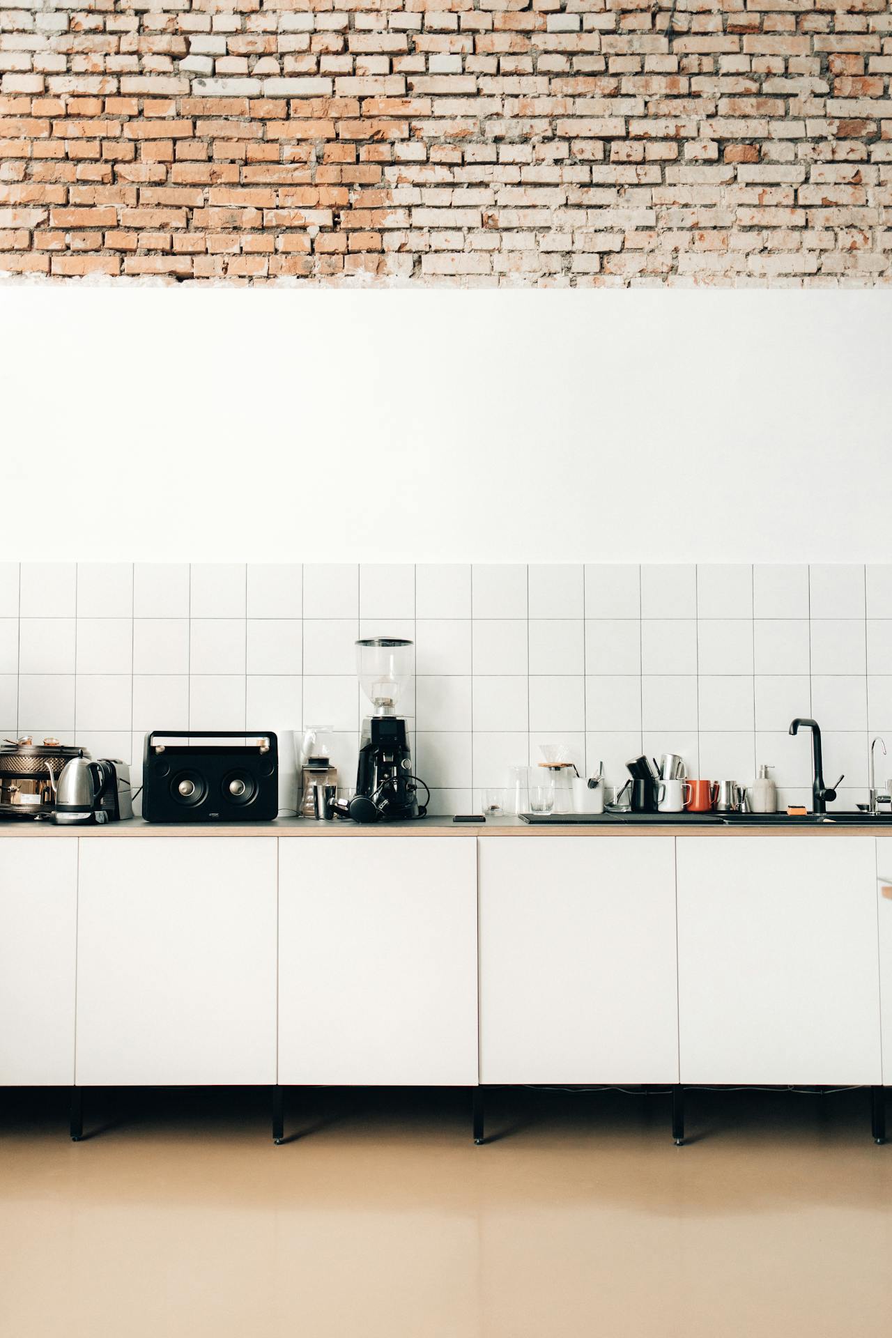Modern home appliance in daily use